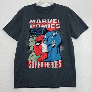 ✅Men Marvel Comics Super Heroes Tee Shirt Size S